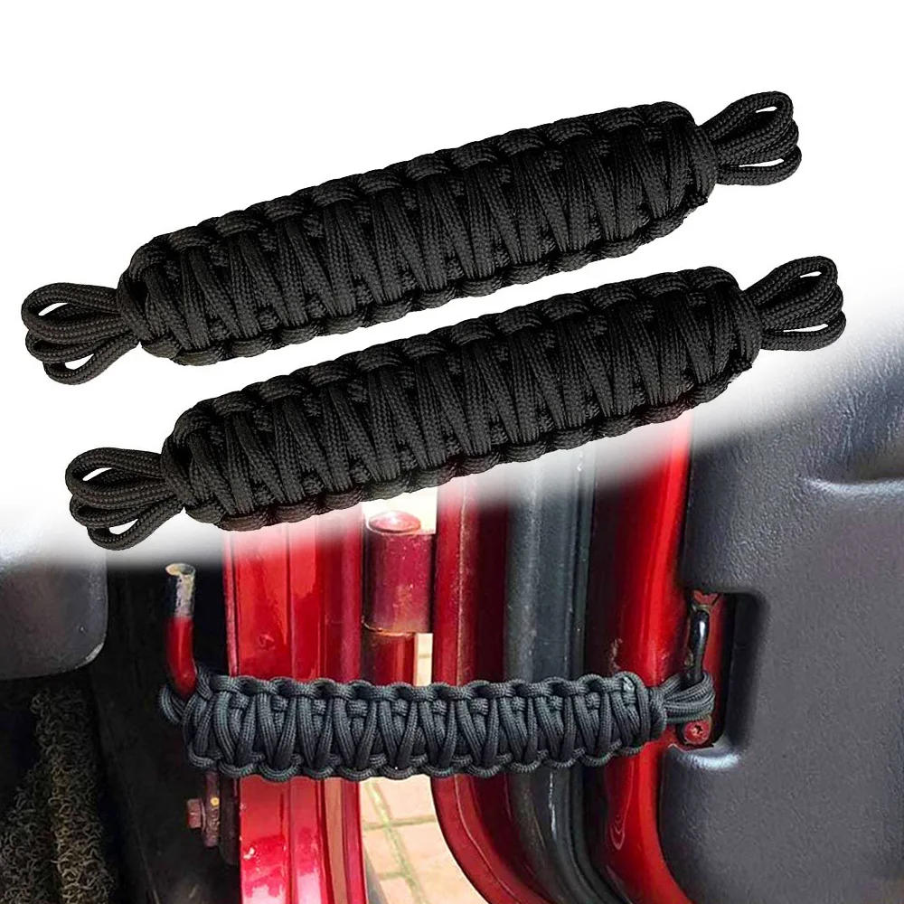 

1 Pair Door Limiting Strap for Jeep Wrangler CJ YJ TJ JK JKU JL 1996-2019 Car Limit Rope Door Adjustable Restriction Protection