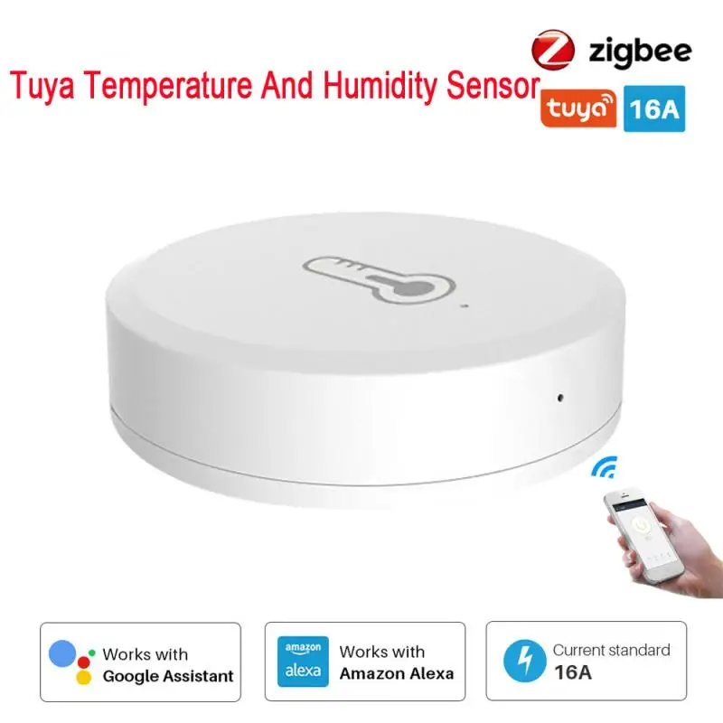 New Tuya Zigbee Temperature Humidity Sensor Wireless Battery Powered SmartHome Security Detector Work With Alexa GoogleHome 2021
New Tuya Zigbee Temperature Humidity Sensor Wireless Battery Powered SmartHome Security Detector Work With Alexa GoogleHome 2021