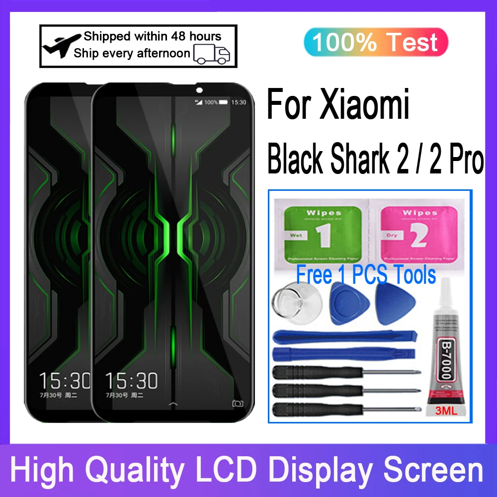 6.39" inch For Xiaomi Black Shark 2 SKW-H0 DLT-A0 LCD Display Touch Screen Digitizer Assembly For Black Shark 2 Pro LCD
6.39" inch For Xiaomi Black Shark 2 SKW-H0 DLT-A0 LCD Display Touch Screen Digitizer Assembly For Black Shark 2 Pro LCD