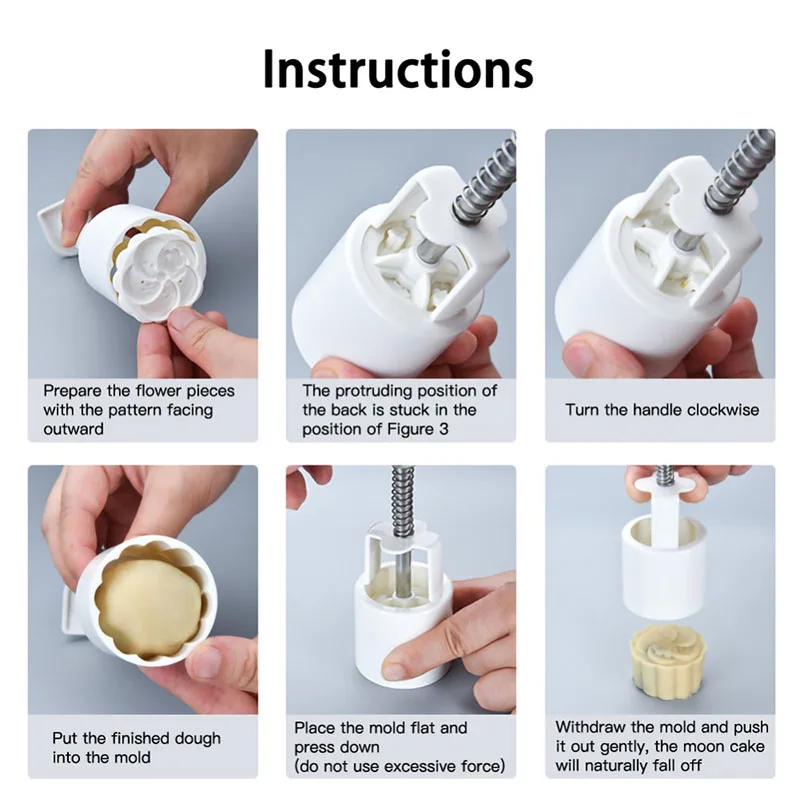 16PCS DIY Hand-Pressure Moon Cake Mould Plastic Mooncake Mold 100g/50g Cookie Cutter With Cookie Stamp Chocolate Making Cakes
16PCS DIY Hand-Pressure Moon Cake Mould Plastic Mooncake Mold 100g/50g Cookie Cutter With Cookie Stamp Chocolate Making Cakes