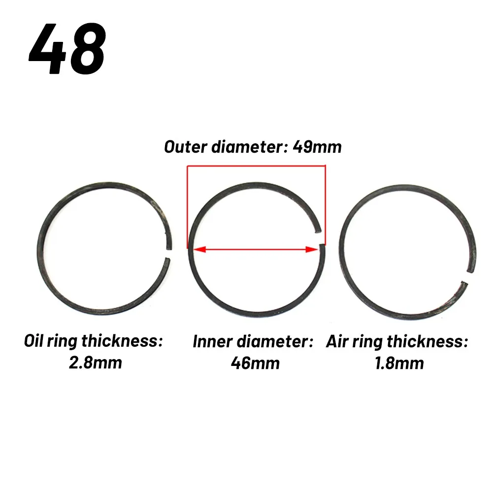 Комплект поршневых колец для компрессора 6 шт.
Комплект поршневых колец для компрессора 6 шт.