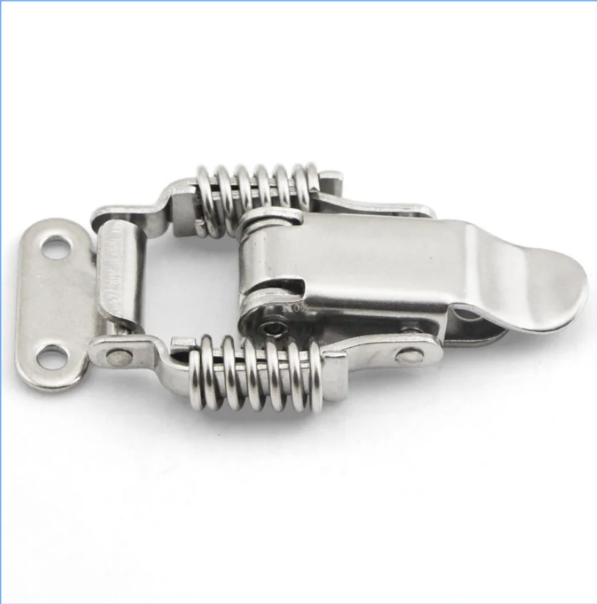 Double spring lockless buckle padlock lock metal box buckle buckle spring duckbill buckle box industrial luggage buckle
Double spring lockless buckle padlock lock metal box buckle buckle spring duckbill buckle box industrial luggage buckle