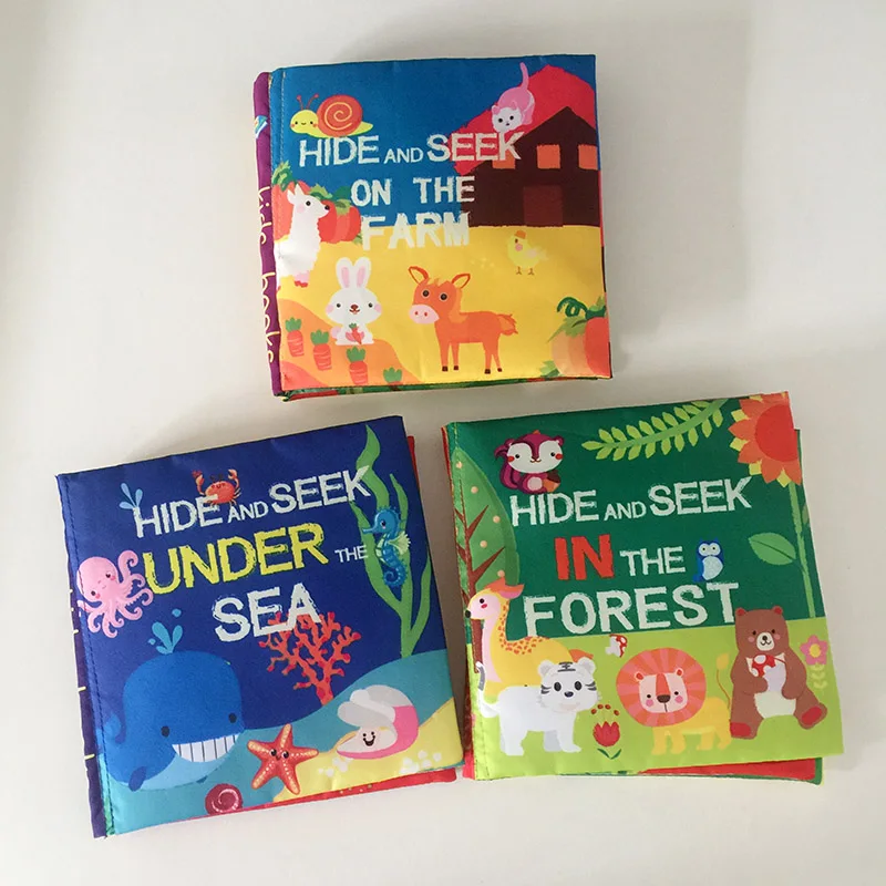 Soft Cloth Books Educational Baby Toy Hide And Seek Newborn Story Activity Book Rustle Sound Baby Quiet Books Infant Rattle Toys
Soft Cloth Books Educational Baby Toy Hide And Seek Newborn Story Activity Book Rustle Sound Baby Quiet Books Infant Rattle Toys