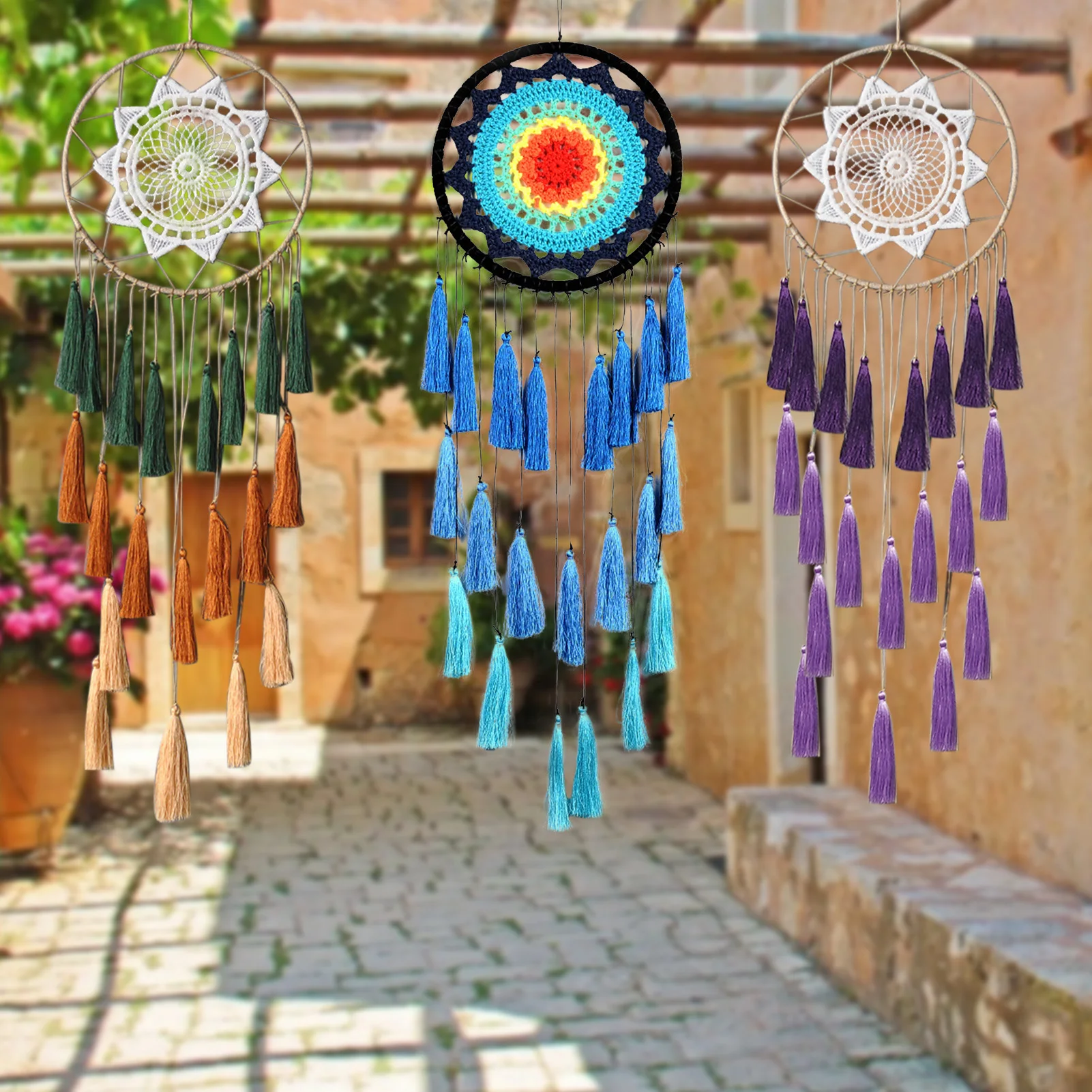 Dream Catcher Tassel Boho Wall Hanging Art Woven Tapestry Bohemian Crafts Decoration Gorgeous Tapestry For Home Bedroom Decor
Dream Catcher Tassel Boho Wall Hanging Art Woven Tapestry Bohemian Crafts Decoration Gorgeous Tapestry For Home Bedroom Decor