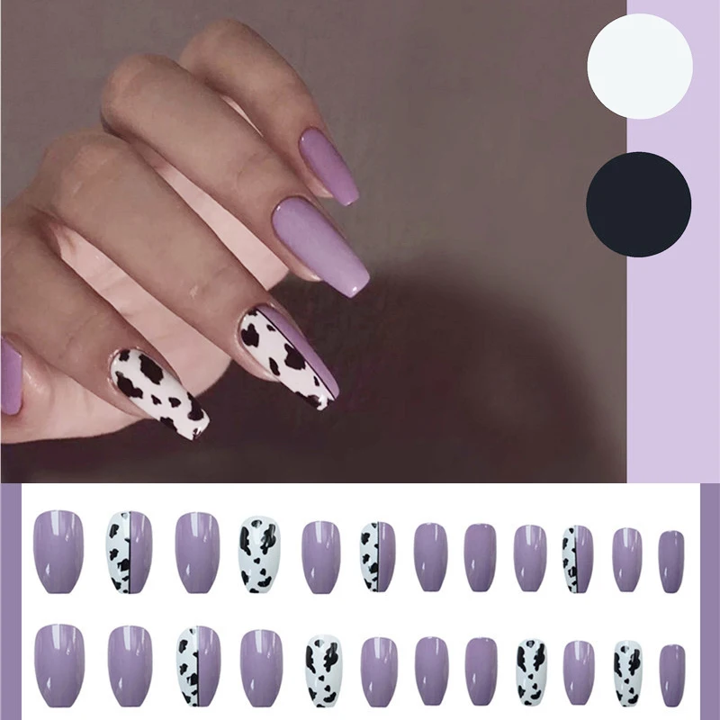 24 Pcs False Nails Artificial Nail Art Detachable Long Coffin Extention Full Conver Fake Nail Tips with Glue Acrylic Nails
24 Pcs False Nails Artificial Nail Art Detachable Long Coffin Extention Full Conver Fake Nail Tips with Glue Acrylic Nails