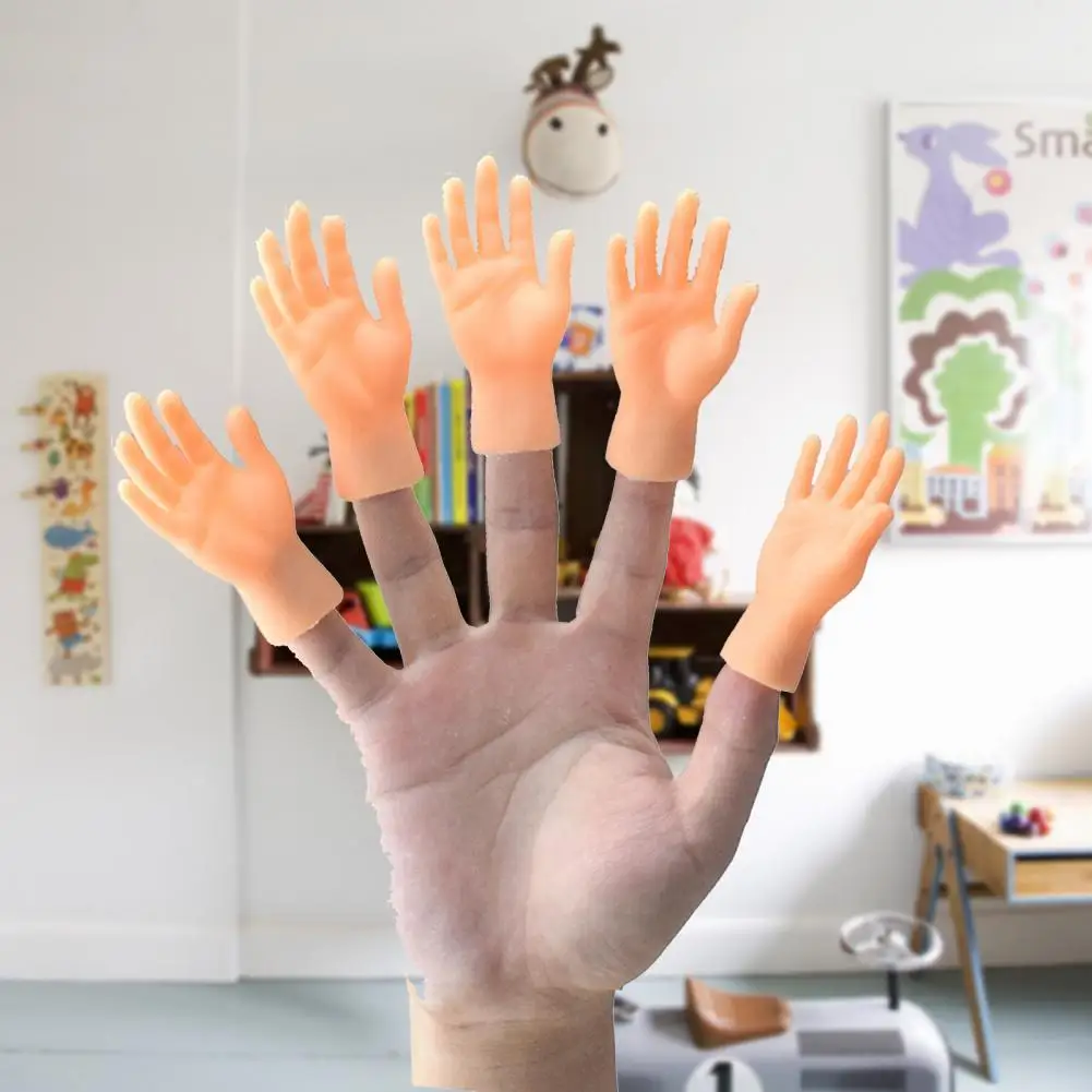 2Pcs Funny Simulation Left Right Mini Hands Finger Sleeve Puppets Children Toy New
2Pcs Funny Simulation Left Right Mini Hands Finger Sleeve Puppets Children Toy New