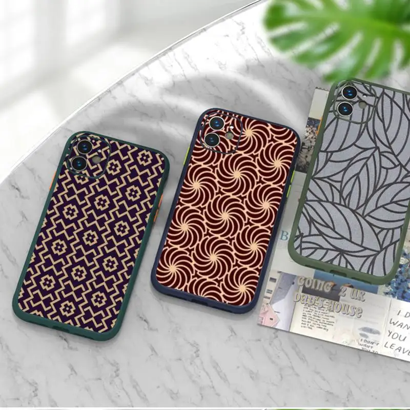 Luxury Geometric Lattice Phone Case For iPhone 12 11 Mini Pro XR XS Max 7 8 Plus X Matte transparent Back Cover
Luxury Geometric Lattice Phone Case For iPhone 12 11 Mini Pro XR XS Max 7 8 Plus X Matte transparent Back Cover