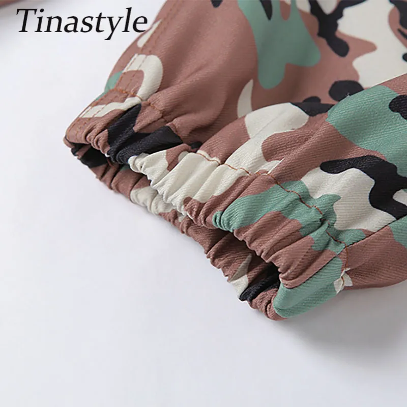 Tinastyle Women Camouflage Pants Cargo Trousers Casual Pockets Long Sport Pants Military Army Combat Pants Capris Punk Hip Hop
Tinastyle Women Camouflage Pants Cargo Trousers Casual Pockets Long Sport Pants Military Army Combat Pants Capris Punk Hip Hop