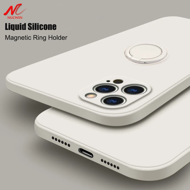 Luxury Liquid Silicone Magnetic Ring Holder Case For Apple iPhone 11 12 13 Pro Xs Max SE 2020 6 6s 7 8 Plus X Xr 13 Stand Cover
Luxury Liquid Silicone Magnetic Ring Holder Case For Apple iPhone 11 12 13 Pro Xs Max SE 2020 6 6s 7 8 Plus X Xr 13 Stand Cover