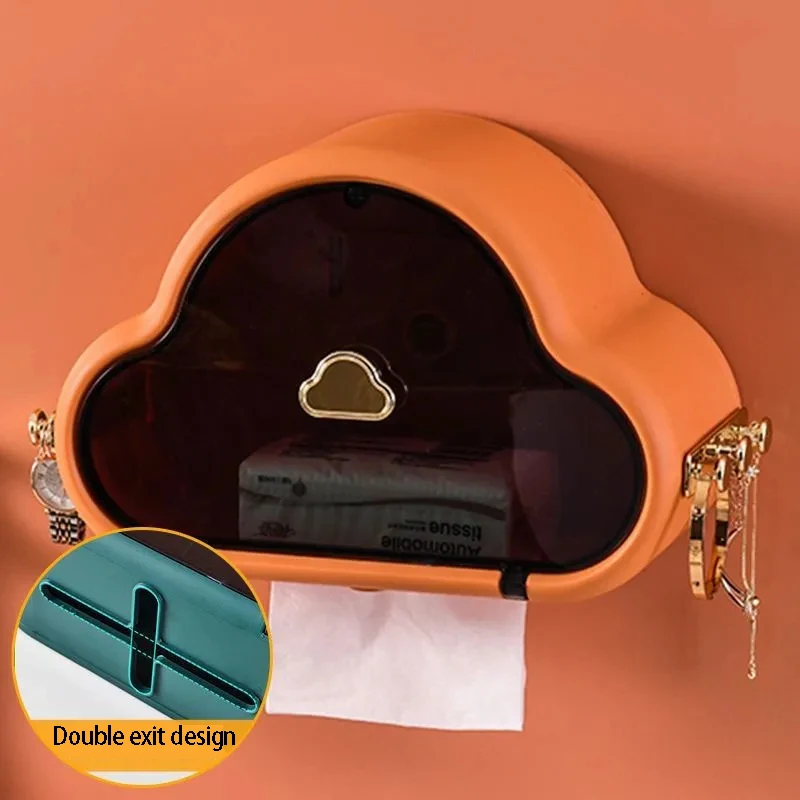 Punch-free Waterproof Tissue Box Cloud-shaped Wall-mounted Tissue Rack Storage Box Bathroom and Kitchen Storage Supplies
Punch-free Waterproof Tissue Box Cloud-shaped Wall-mounted Tissue Rack Storage Box Bathroom and Kitchen Storage Supplies