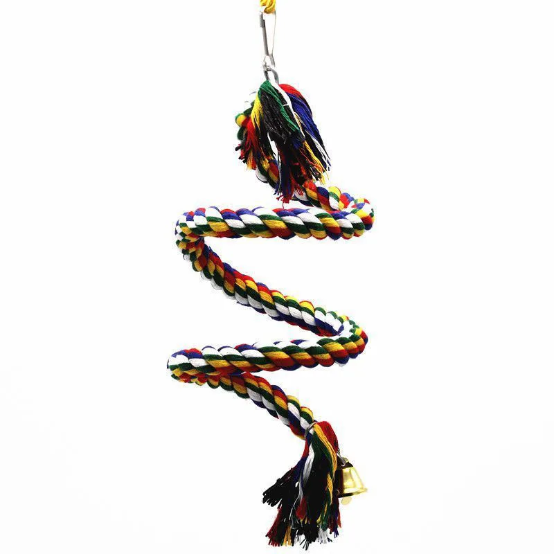 Pet Parrot Birds Stainless Steel Cotton Rope Toy Hanging Rope With Hook 50cm Pet Products Bird Toy Parrot Climbing Rope
Pet Parrot Birds Stainless Steel Cotton Rope Toy Hanging Rope With Hook 50cm Pet Products Bird Toy Parrot Climbing Rope