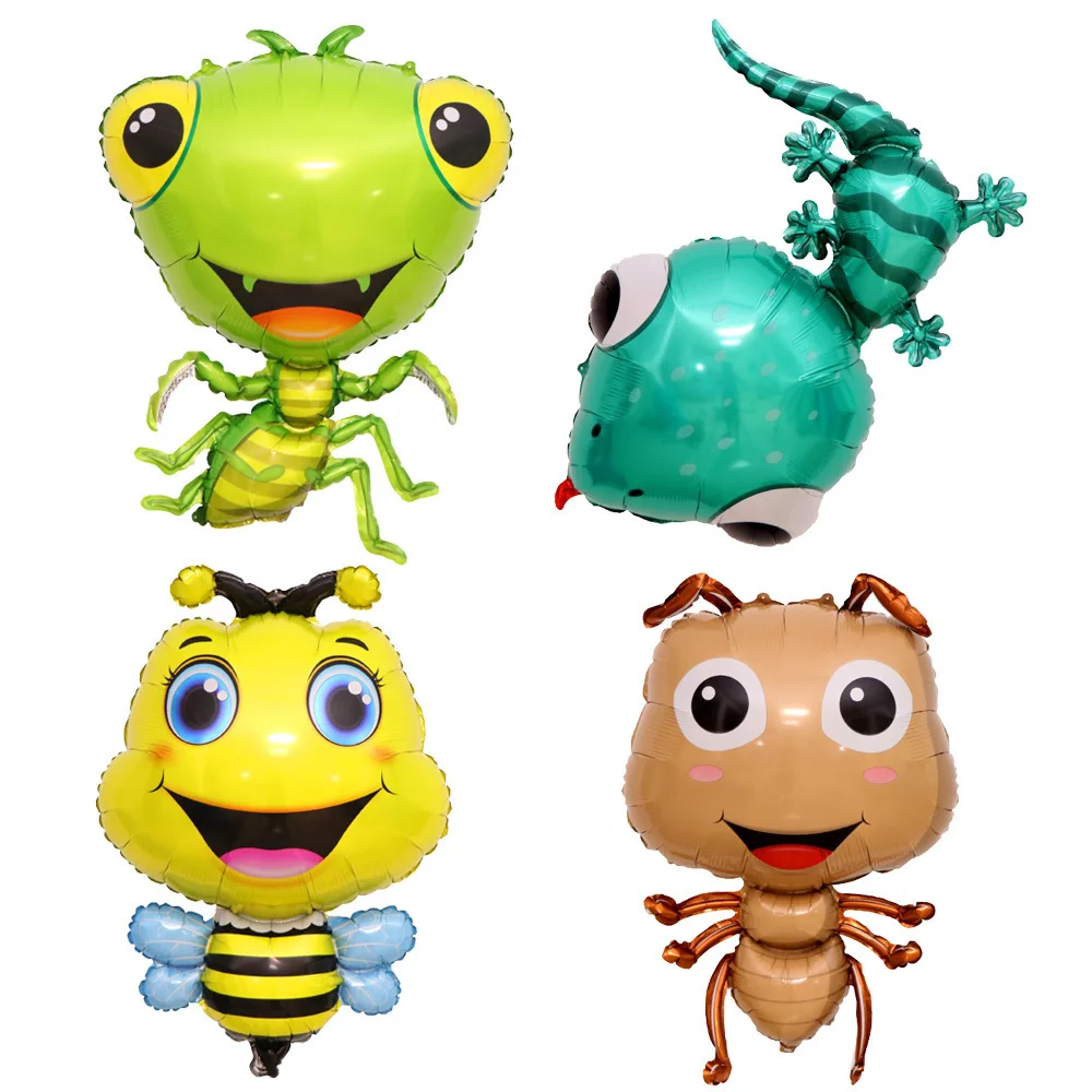 Cartoon Insect Theme Balloons Ants Foil Ballons Gecko Bees Baloons Happy Birthday Party Decor Kids Boys Girls Balon Favor
Cartoon Insect Theme Balloons Ants Foil Ballons Gecko Bees Baloons Happy Birthday Party Decor Kids Boys Girls Balon Favor