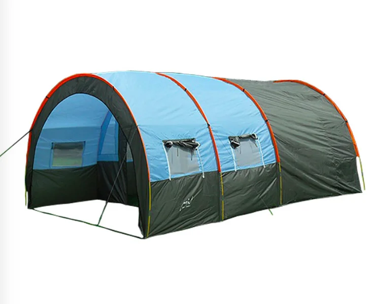 Tent outdoor 3-4 people one room two halls 5-8 people oversized tunnel tent rainproof camping equipment camping
Tent outdoor 3-4 people one room two halls 5-8 people oversized tunnel tent rainproof camping equipment camping