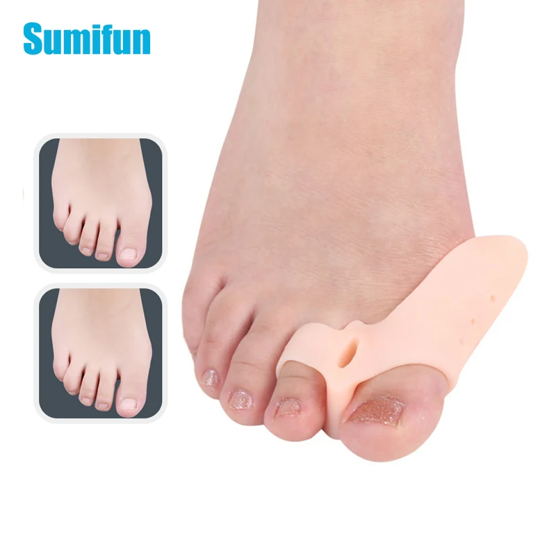 2pcs Silicone Thumb Bunion Corrector Toe Separators Foot Straightener Calluses Pad Hallux Valgus Orthopedic Pedicura Foot Care
2pcs Silicone Thumb Bunion Corrector Toe Separators Foot Straightener Calluses Pad Hallux Valgus Orthopedic Pedicura Foot Care