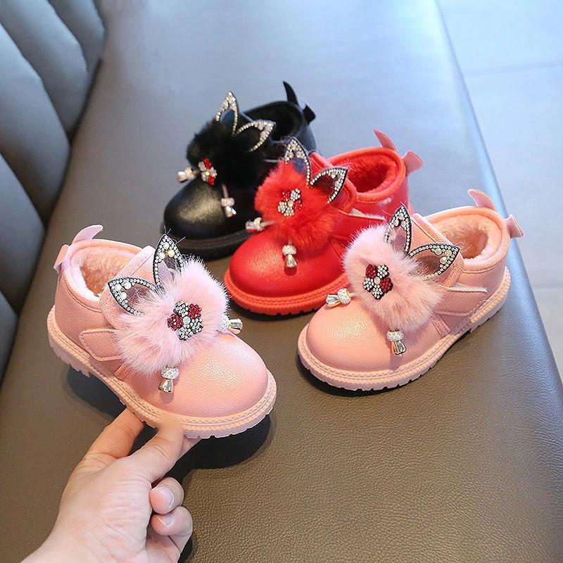 Cute Children Martin Boots for Girls Snow Boots Baby Boys Waterproof Leather Booties Winter Plush Princess Little Girl Shoes
Cute Children Martin Boots for Girls Snow Boots Baby Boys Waterproof Leather Booties Winter Plush Princess Little Girl Shoes