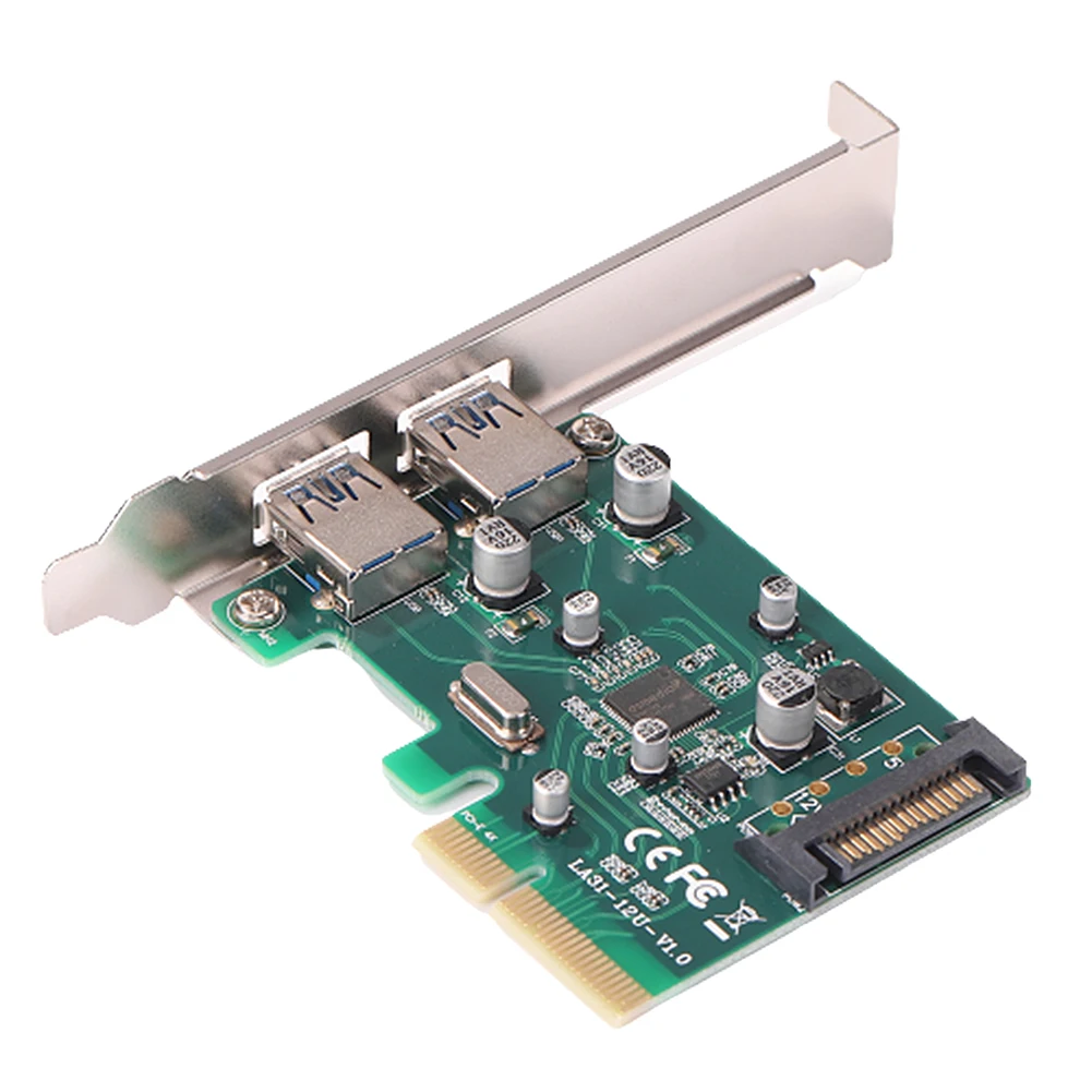 PCI Express X4 to USB 3.1 Riser Card ASM1142 Chipset PCI-E USB Adapter Cards Expansion Card Converter Adapter
PCI Express X4 to USB 3.1 Riser Card ASM1142 Chipset PCI-E USB Adapter Cards Expansion Card Converter Adapter