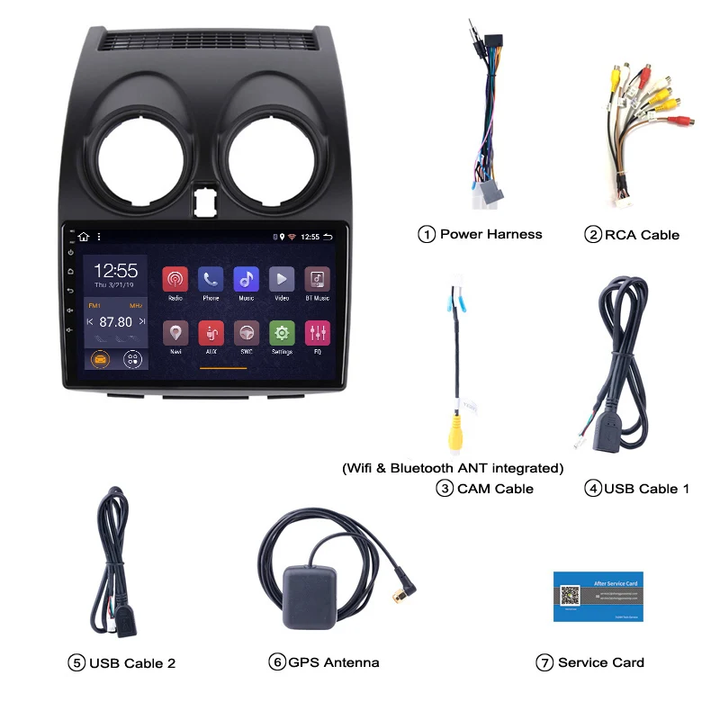 wan qi2G RAM 32G ROM Android 8.1 Car Audio Player 9 inch For Nissan Qashqai 2006-2013 GPS Navigation With Playstore
wan qi2G RAM 32G ROM Android 8.1 Car Audio Player 9 inch For Nissan Qashqai 2006-2013 GPS Navigation With Playstore