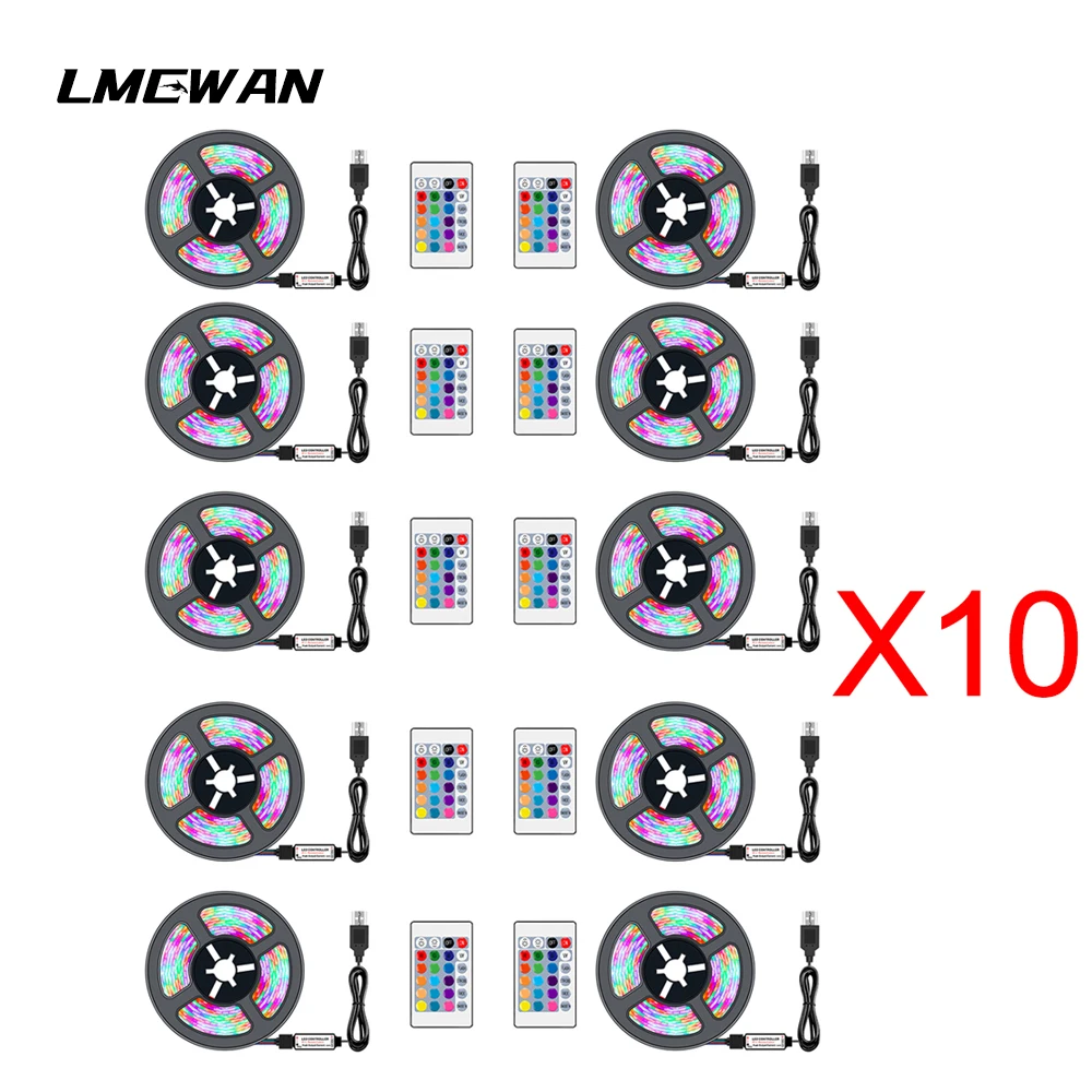 Светодиодная лента RGB USB DC5V SMD2835 светильник ильник для шкафа с 24-кнопочным пультом дистанционного управления, цветсветодиодный Светодиодная...
Светодиодная лента RGB USB DC5V SMD2835 светильник ильник для шкафа с 24-кнопочным пультом дистанционного управления, цветсветодиодный Светодиодная...