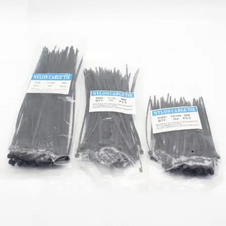 Self-Locking Plastic Nylon Wire Cable Zip Ties 200pcs Black or white Cable Ties Fasten Loop Cable Various specifications
Self-Locking Plastic Nylon Wire Cable Zip Ties 200pcs Black or white Cable Ties Fasten Loop Cable Various specifications