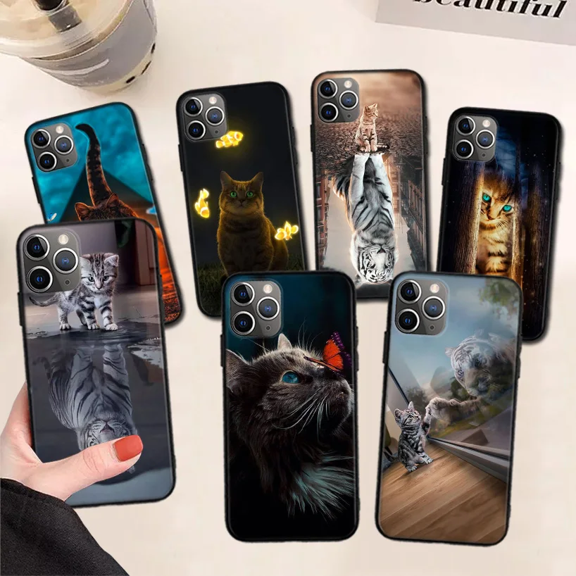Animal Big Cat Kitten Tiger Black Phone Case For Apple iPhone 11 13 Pro Max 12 Mini X XS XR 7 Plus 6 6S 8 + SE 5S Pattern Cover
Animal Big Cat Kitten Tiger Black Phone Case For Apple iPhone 11 13 Pro Max 12 Mini X XS XR 7 Plus 6 6S 8 + SE 5S Pattern Cover
