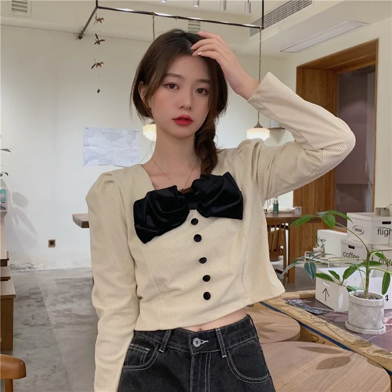 French Style Series New Spring/Autumn Vintage Blouses Bow Long Sleeve Women Shirt Square Collar Women's Clothing All-match Trend
French Style Series New Spring/Autumn Vintage Blouses Bow Long Sleeve Women Shirt Square Collar Women's Clothing All-match Trend