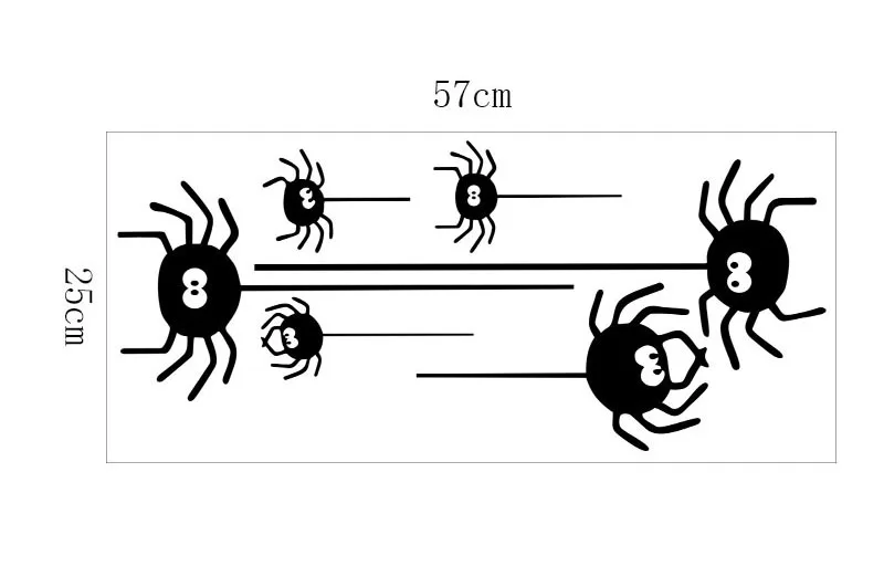 Halloween Spider Wall Stickers DIY Party Decorative Stickers Artistic Wall Stickers, Oom Decor, Party Decor, Weddings
Halloween Spider Wall Stickers DIY Party Decorative Stickers Artistic Wall Stickers, Oom Decor, Party Decor, Weddings