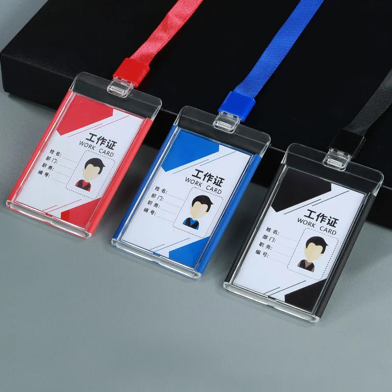 Work Card Holders Credit Card ID Holder BadgeName Tag Lanyard Neck Strap Business Card Cover Badge Office Stationery Supplies
Work Card Holders Credit Card ID Holder BadgeName Tag Lanyard Neck Strap Business Card Cover Badge Office Stationery Supplies
