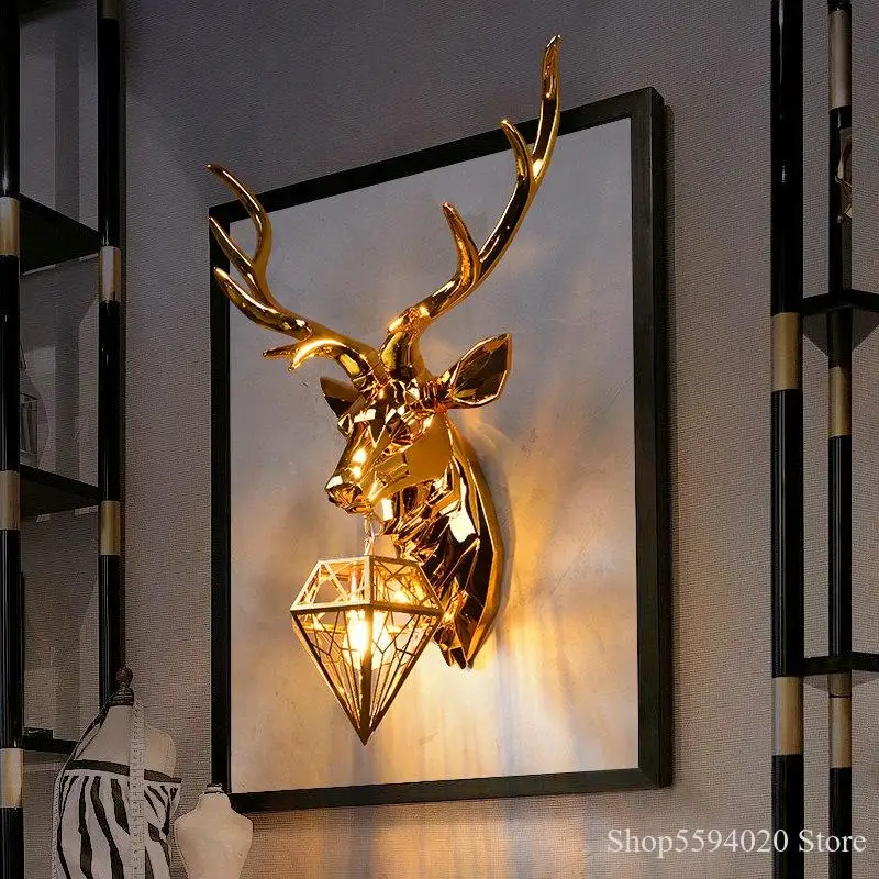 Retro Deer LED Wall Lamps American Wall Lamp Vintage Wall Light Fixtures Living Luminaria De Parede Wall Sconce Light Fixture
Retro Deer LED Wall Lamps American Wall Lamp Vintage Wall Light Fixtures Living Luminaria De Parede Wall Sconce Light Fixture