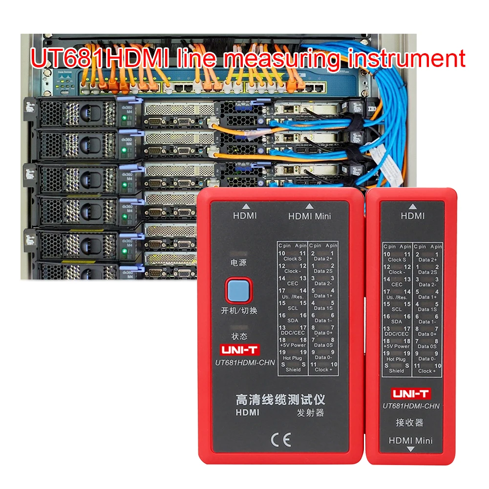Automatic Shutdown Network With Fast Line Collocation Home Office Handheld Computer Breakdown Test Cable Tester UT681
Automatic Shutdown Network With Fast Line Collocation Home Office Handheld Computer Breakdown Test Cable Tester UT681