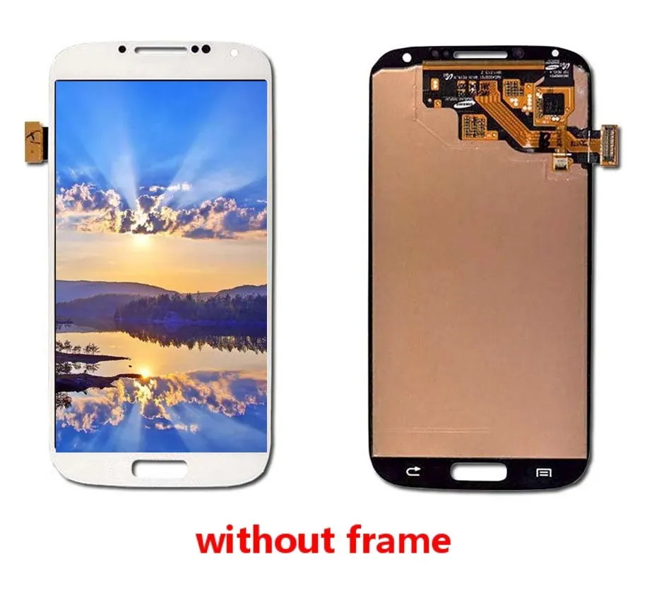 С рамкой ЖК дисплея для Samsung Galaxy S4 LCD GT I9505 I9500 i337 дисплей и сенсорный экран дигитайзер в сборе запасные