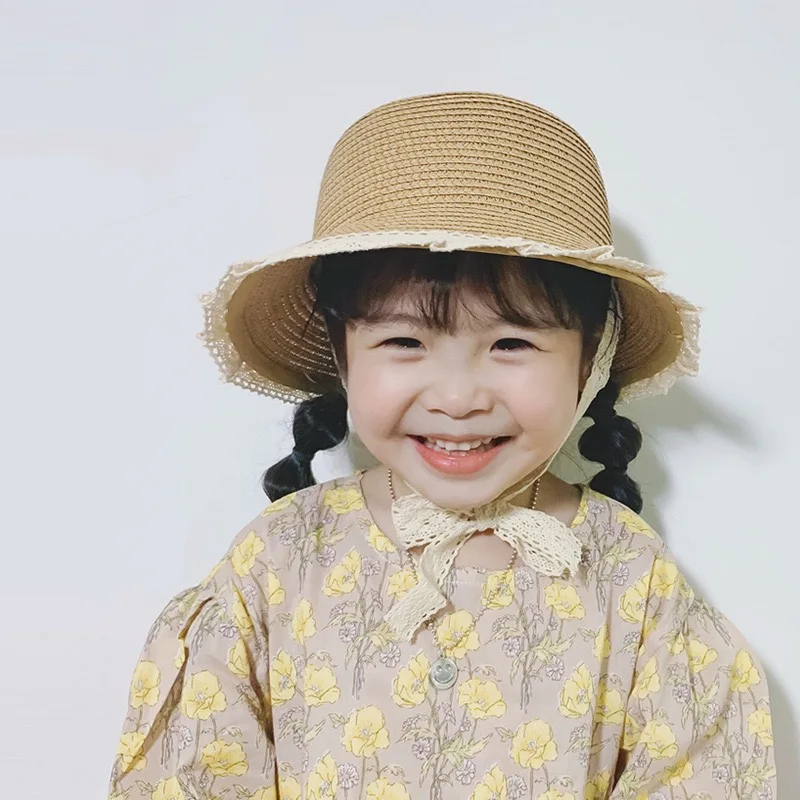 Summer Baby Sun Hats Lace Ribbon Straw Hat Visor Cap Children UV Protection Hat Princess Garden Kids Boy Girl Baby 2-5 Years Old
Summer Baby Sun Hats Lace Ribbon Straw Hat Visor Cap Children UV Protection Hat Princess Garden Kids Boy Girl Baby 2-5 Years Old