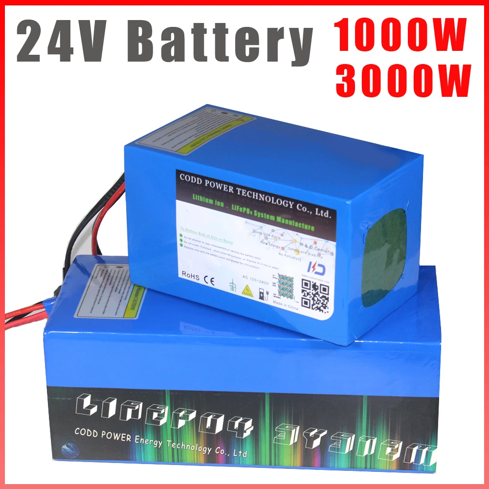 

24V 20AH Lithium ion Battery Pack 24V 500W 800W 1000W Electric bicycle Scooter EVO Battery