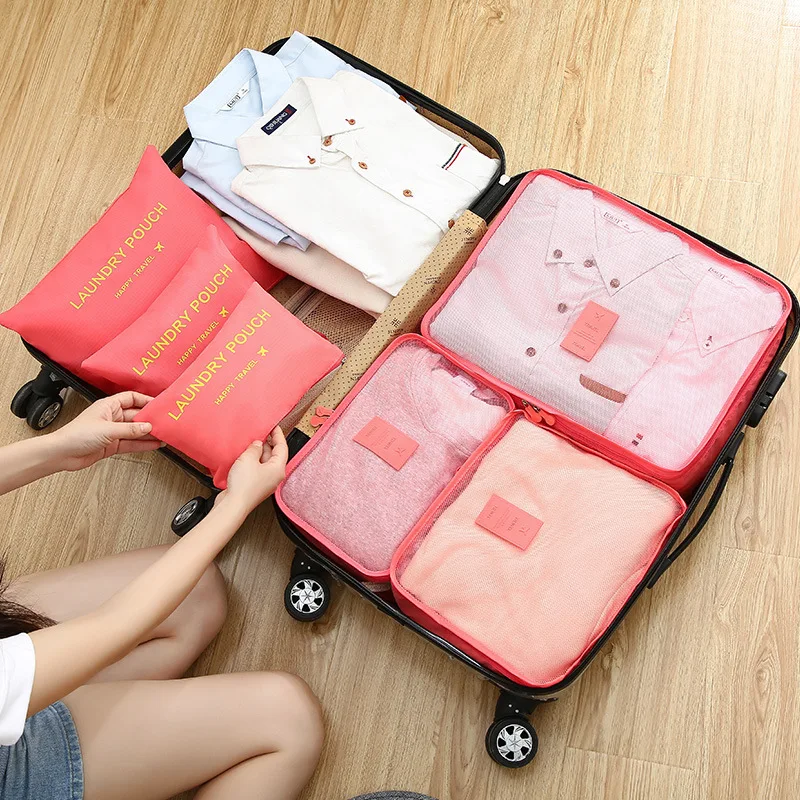 6 PCS Travel Storage Bag Set For Clothes Tidy Organizer Pouch Suitcase Home Closet Divider Container Organiser
6 PCS Travel Storage Bag Set For Clothes Tidy Organizer Pouch Suitcase Home Closet Divider Container Organiser