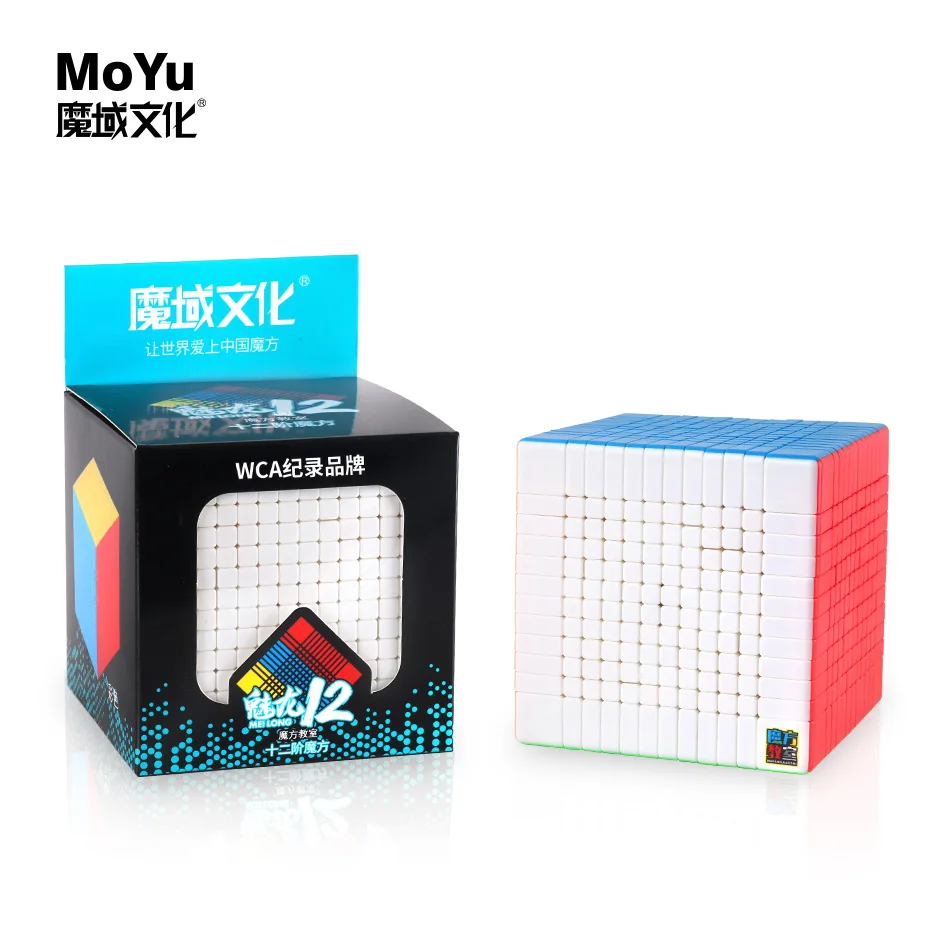 Meilong 12 слоев магический куб Moyu 12x12x12 WCA скоростной профессиональный magico пазл