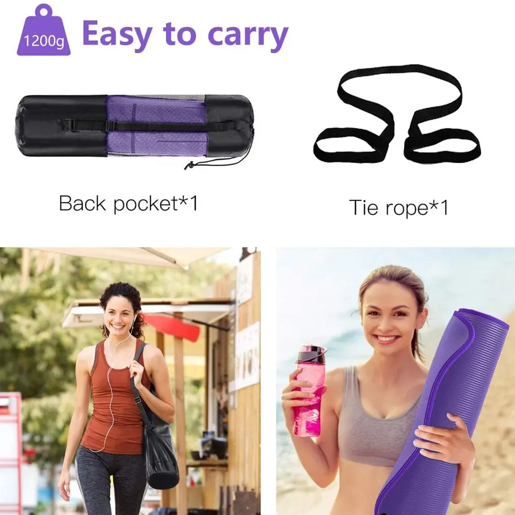 10mm Yoga Mat Edging Non-slip Thickening Fitness Sweat Comfortable Mat For Beginners And Girls Hemp Design
10mm Yoga Mat Edging Non-slip Thickening Fitness Sweat Comfortable Mat For Beginners And Girls Hemp Design