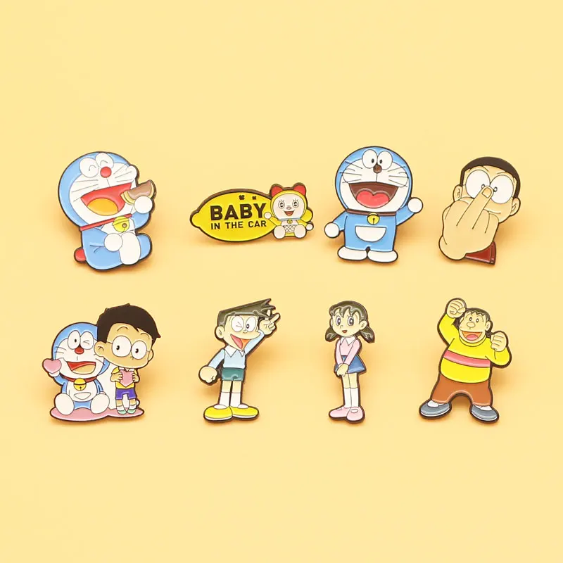 Funny Metal Cartoon Brooch And Cute Children Gift Enamel Pins Men And Women Fashion Jewelry Anime Movie Novel Lapel Badges
Funny Metal Cartoon Brooch And Cute Children Gift Enamel Pins Men And Women Fashion Jewelry Anime Movie Novel Lapel Badges