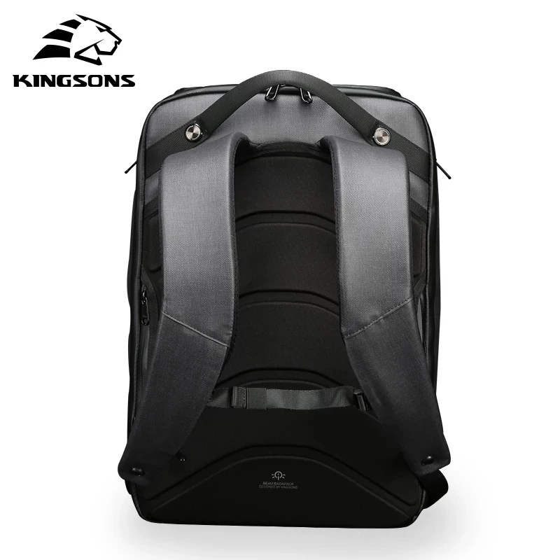 Рюкзак Kingsons с солнечной зарядкой многофункциональный противоугонный рюкзак