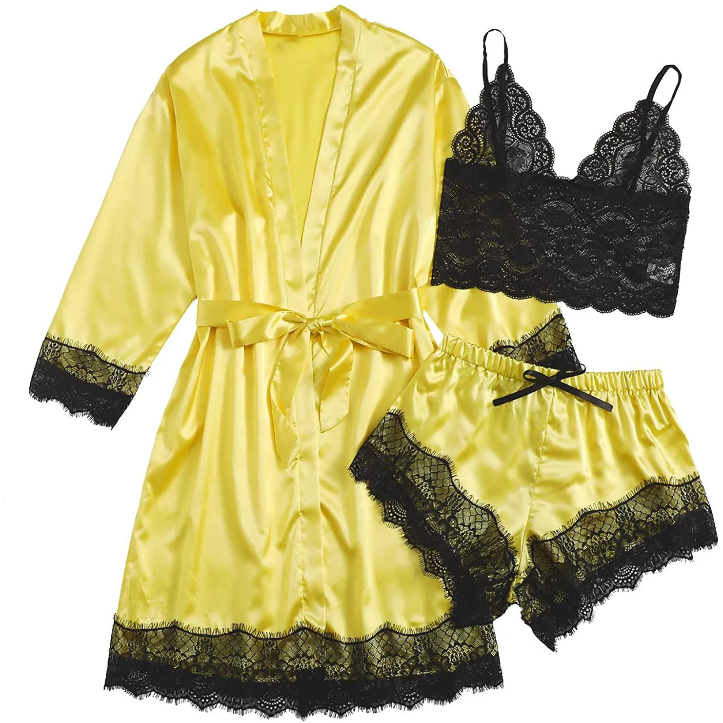 3pcs Women's Underwear Lace Seamless Satin Sleepwear Women's Nightie Plus Size Bra Briefs Night Dress Women Sexy Nightgown 3XL
3pcs Women's Underwear Lace Seamless Satin Sleepwear Women's Nightie Plus Size Bra Briefs Night Dress Women Sexy Nightgown 3XL