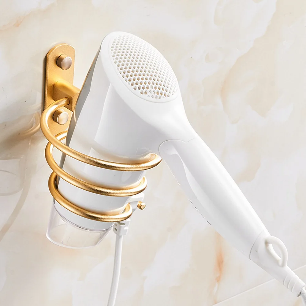 Hair Dryer Holder Space Aluminum Wall Mounted Spiral Shelf Storage Organizer Punch-free Home Kitchen Bathroom Accessory Tools
Hair Dryer Holder Space Aluminum Wall Mounted Spiral Shelf Storage Organizer Punch-free Home Kitchen Bathroom Accessory Tools
