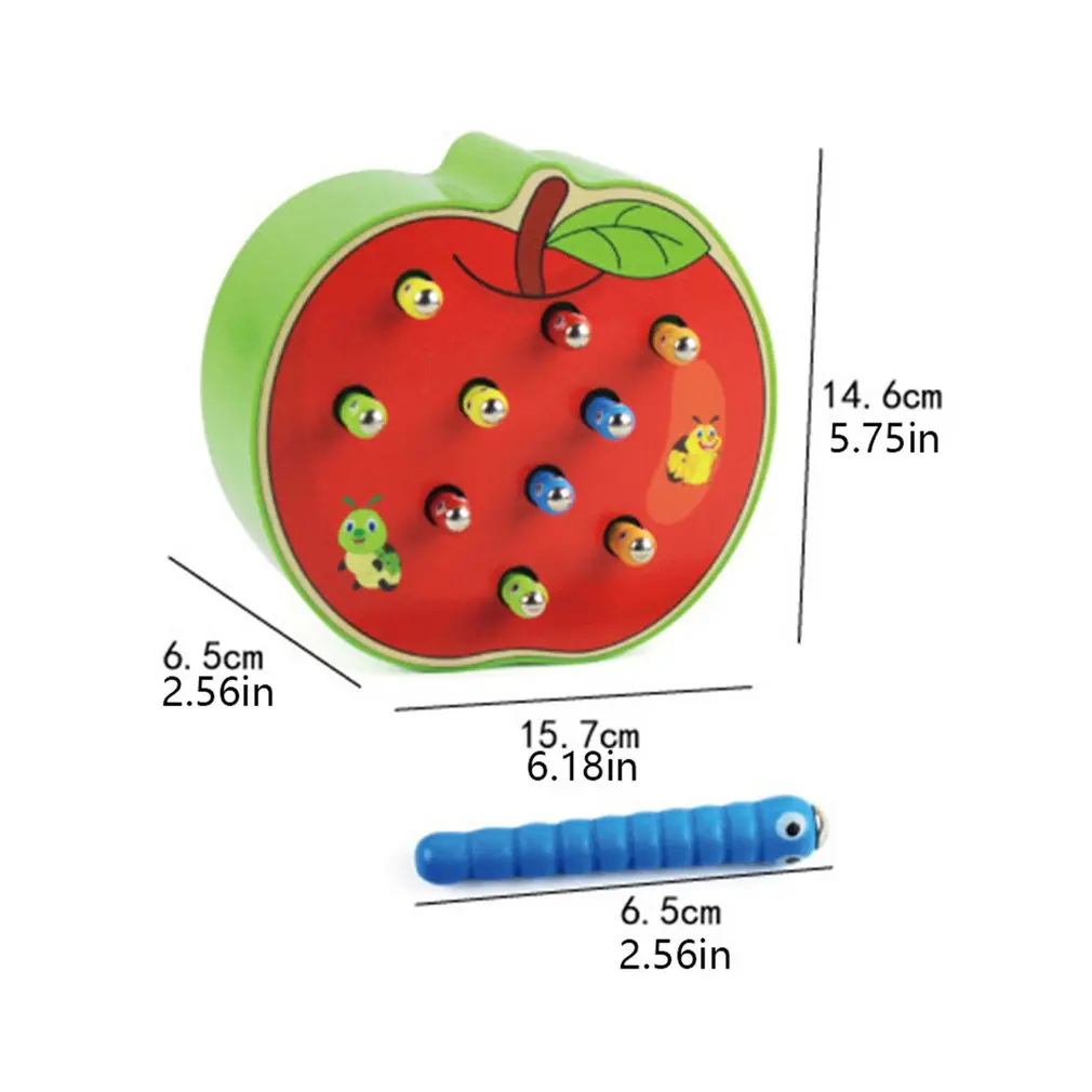 Catch Worm Toys Wooden Fun Magnetic Catching Worm Game Toy Hand-Eye Coordination Interactive Educational Toys
Catch Worm Toys Wooden Fun Magnetic Catching Worm Game Toy Hand-Eye Coordination Interactive Educational Toys