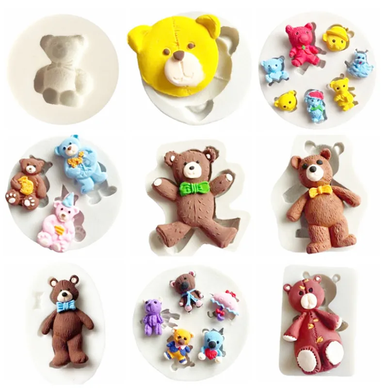 Gummy Bear Candy Mold Silicone-Chocolate Fudge Mold, Fondant Cake, Soap Candle Clay UV Resin Accessories Kitchen Tool
Gummy Bear Candy Mold Silicone-Chocolate Fudge Mold, Fondant Cake, Soap Candle Clay UV Resin Accessories Kitchen Tool