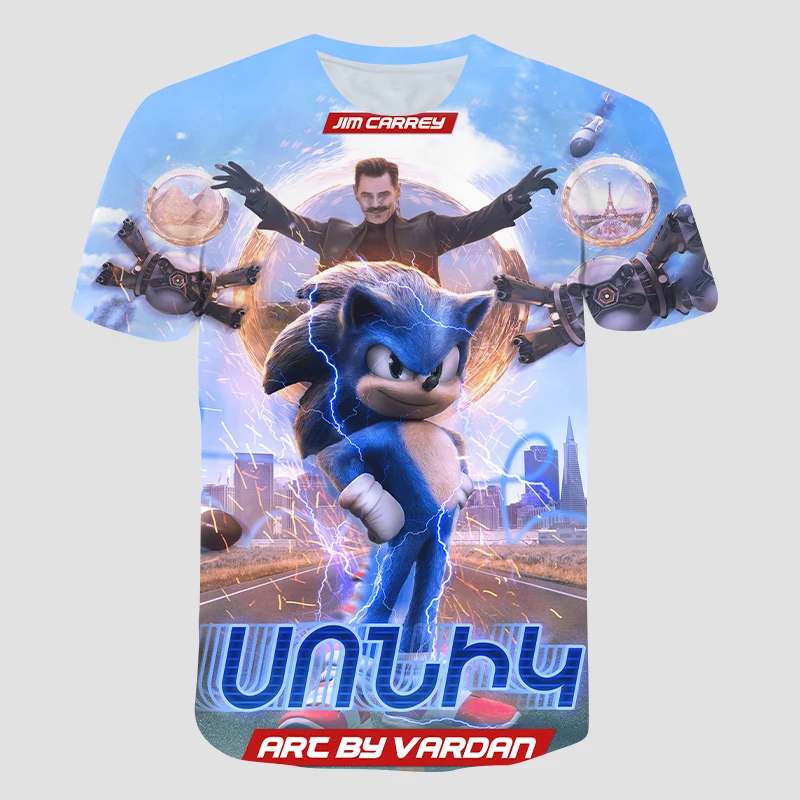 2021 Summer Short Sleeve 3d Printing T-shirt kids Girl Tops Tee Baby Children Clothing Cute Sonic T Shirt Boys And Girls Clothes
2021 Summer Short Sleeve 3d Printing T-shirt kids Girl Tops Tee Baby Children Clothing Cute Sonic T Shirt Boys And Girls Clothes