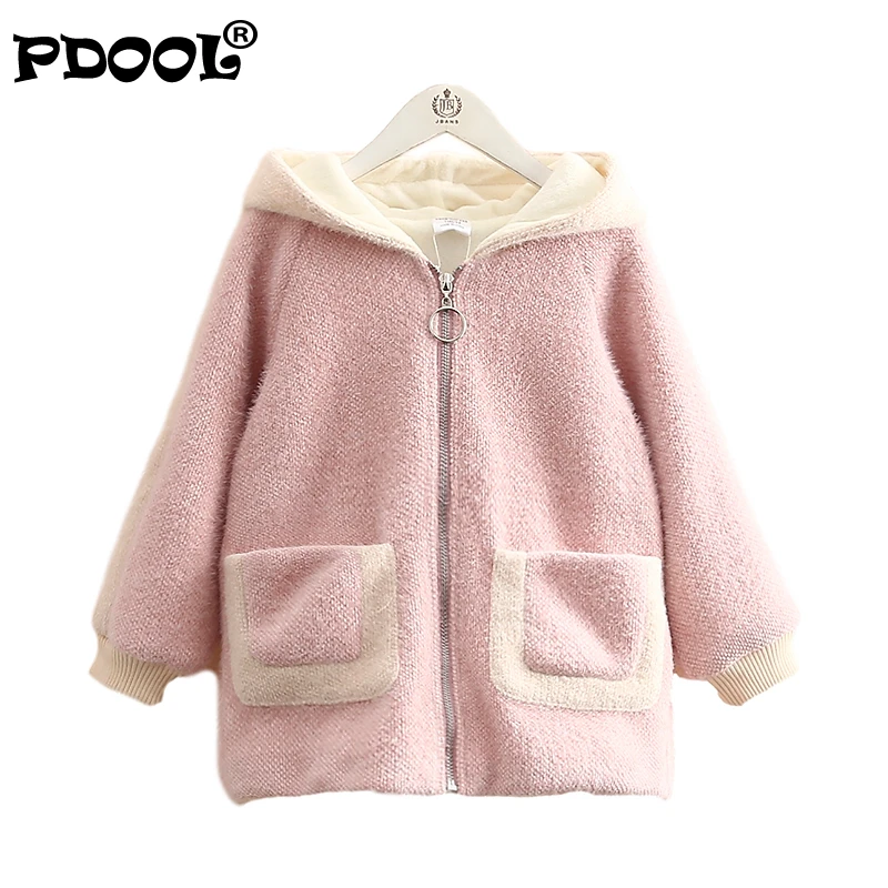 2021 New Pink Winter Hoody Coat For Girls Kids Plus Velvet Jackets For 2-8 Years Olds Thicken Fleece Pockets Coats
2021 New Pink Winter Hoody Coat For Girls Kids Plus Velvet Jackets For 2-8 Years Olds Thicken Fleece Pockets Coats