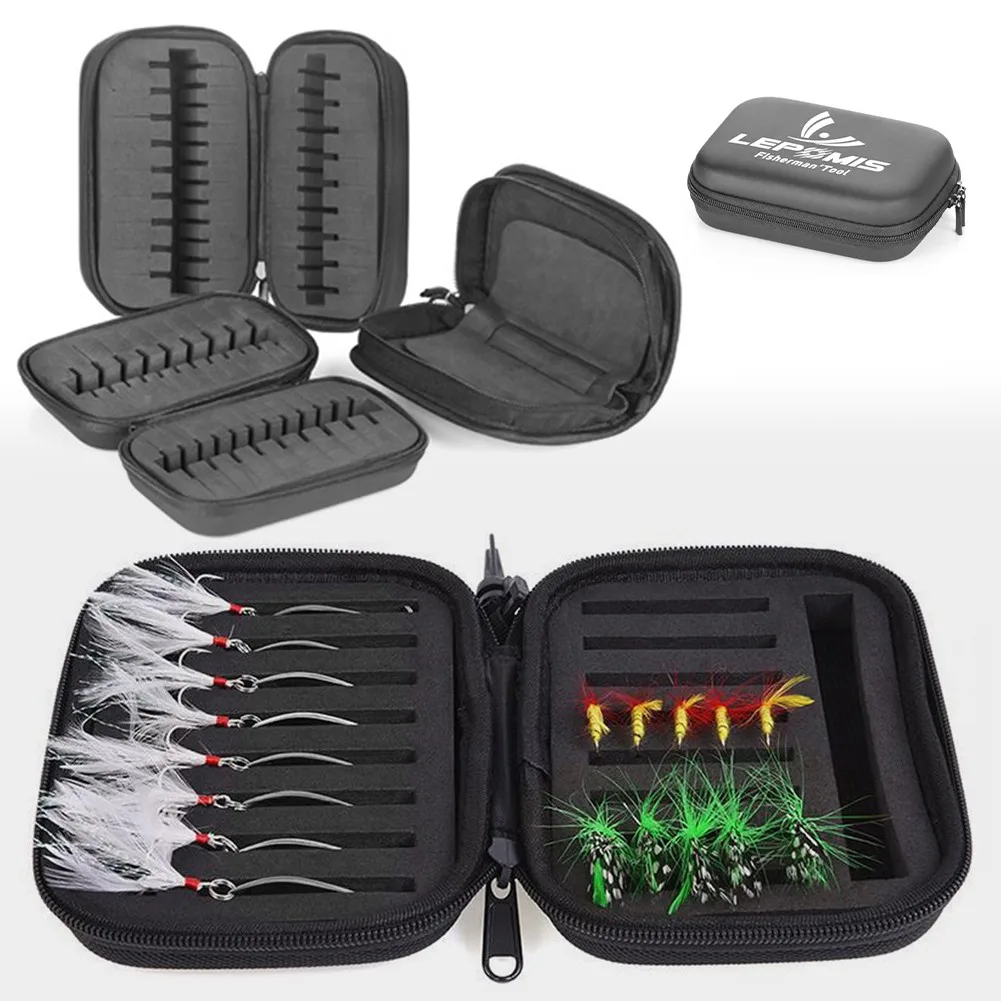 Portable Spinner Lure Convenien Spinner Spoon Lead Head Hook Bait Foam Box Trout Flies EVA Storage Container
Portable Spinner Lure Convenien Spinner Spoon Lead Head Hook Bait Foam Box Trout Flies EVA Storage Container