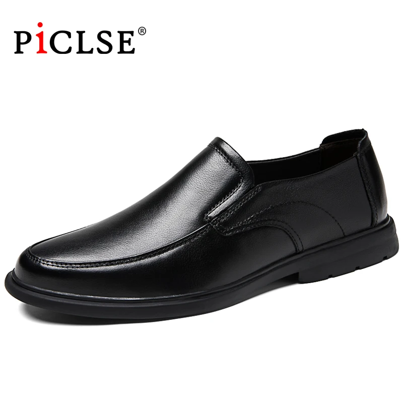 PICLSE Luxury Brand Business Casual Leather Shoes Men Loafers Genuine Leather Men Shoes Comfortable Moccasins Man Flat Shoes
PICLSE Luxury Brand Business Casual Leather Shoes Men Loafers Genuine Leather Men Shoes Comfortable Moccasins Man Flat Shoes