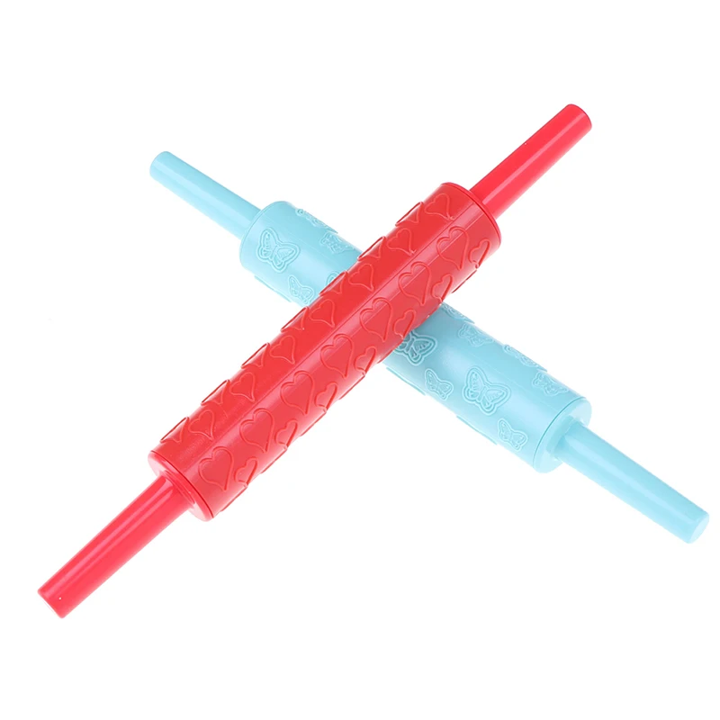 Cake Dough Baking Crafts Portable Embossed Rolling Pin Heart Pattern Fondant Pastry Cake Decorating Tool 2Styles
Cake Dough Baking Crafts Portable Embossed Rolling Pin Heart Pattern Fondant Pastry Cake Decorating Tool 2Styles