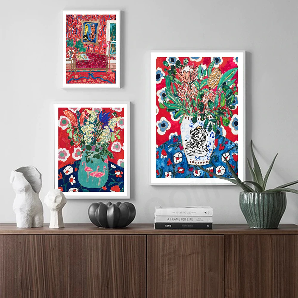 Matisse Color Abstract Wall Art Canvas Painting Floral Vase Still Life Poster Flamingo Cats Print Pictures for Living Room Decor
Matisse Color Abstract Wall Art Canvas Painting Floral Vase Still Life Poster Flamingo Cats Print Pictures for Living Room Decor