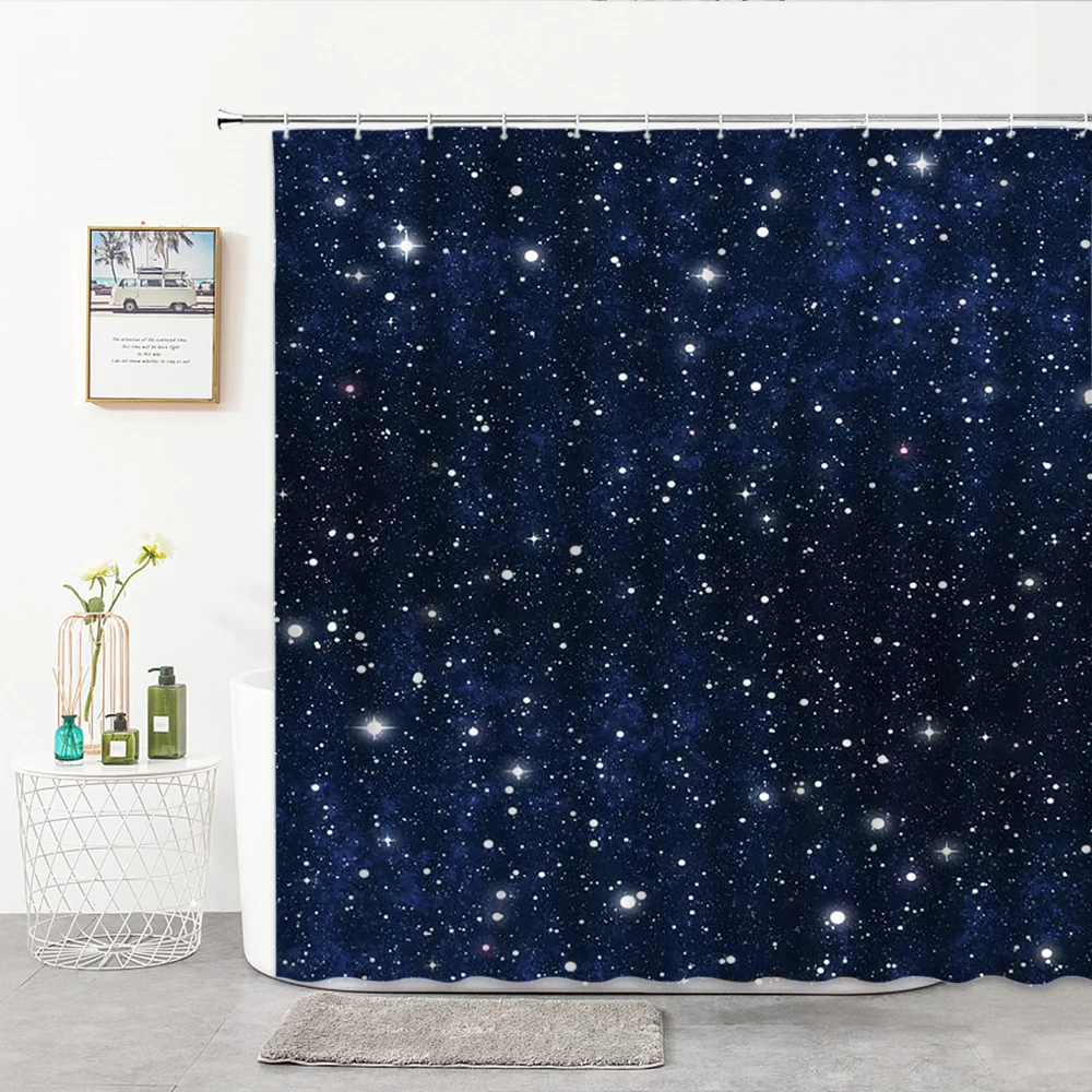 Moonlight Sea Surface Shower Curtains Night View Starry Sky Print Machine Washable Quick Dry Home Bathroom Decoration Curtain
Moonlight Sea Surface Shower Curtains Night View Starry Sky Print Machine Washable Quick Dry Home Bathroom Decoration Curtain