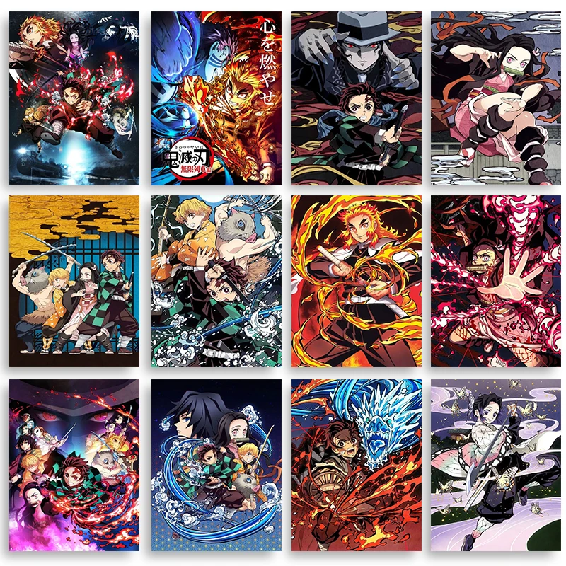 Anime "Ghost Slayer" Canvas Painting Anime Character Poster Print HD Wall Art Picture Modern Home Children's Room Decoration Mur
Anime "Ghost Slayer" Canvas Painting Anime Character Poster Print HD Wall Art Picture Modern Home Children's Room Decoration Mur