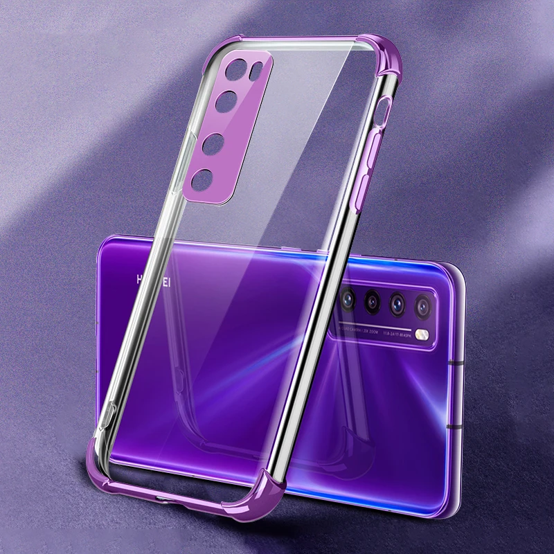 Original Airbag Shockproof Phone Case for Huawei Nova7 Nova 7 SE Pro Capa 7SE 7Pro 5G Soft Clear TPU Plating Silicone Thin Cover
Original Airbag Shockproof Phone Case for Huawei Nova7 Nova 7 SE Pro Capa 7SE 7Pro 5G Soft Clear TPU Plating Silicone Thin Cover